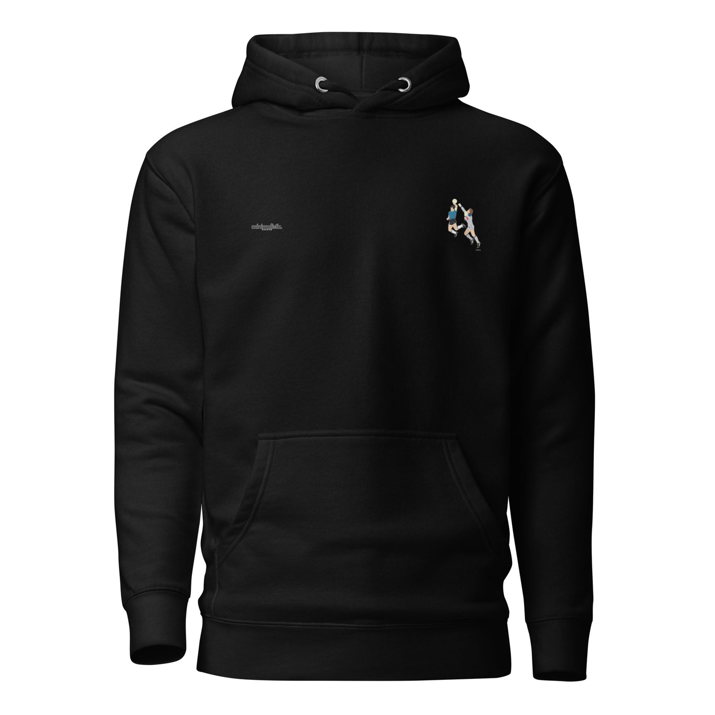 Minimalistic Wearing Hoodie Maradonna Handball