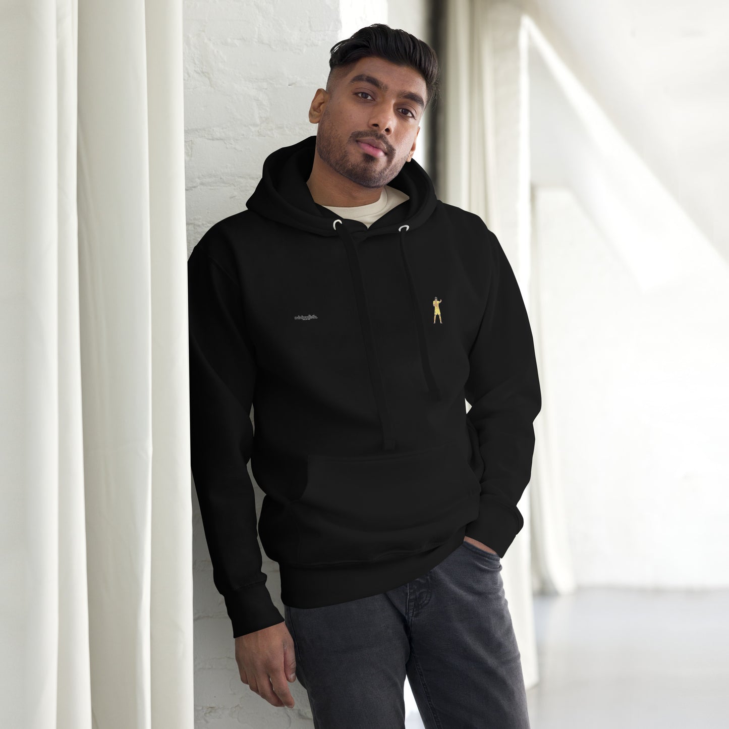 Minimalistic Wearing Hoodie Aubameyang