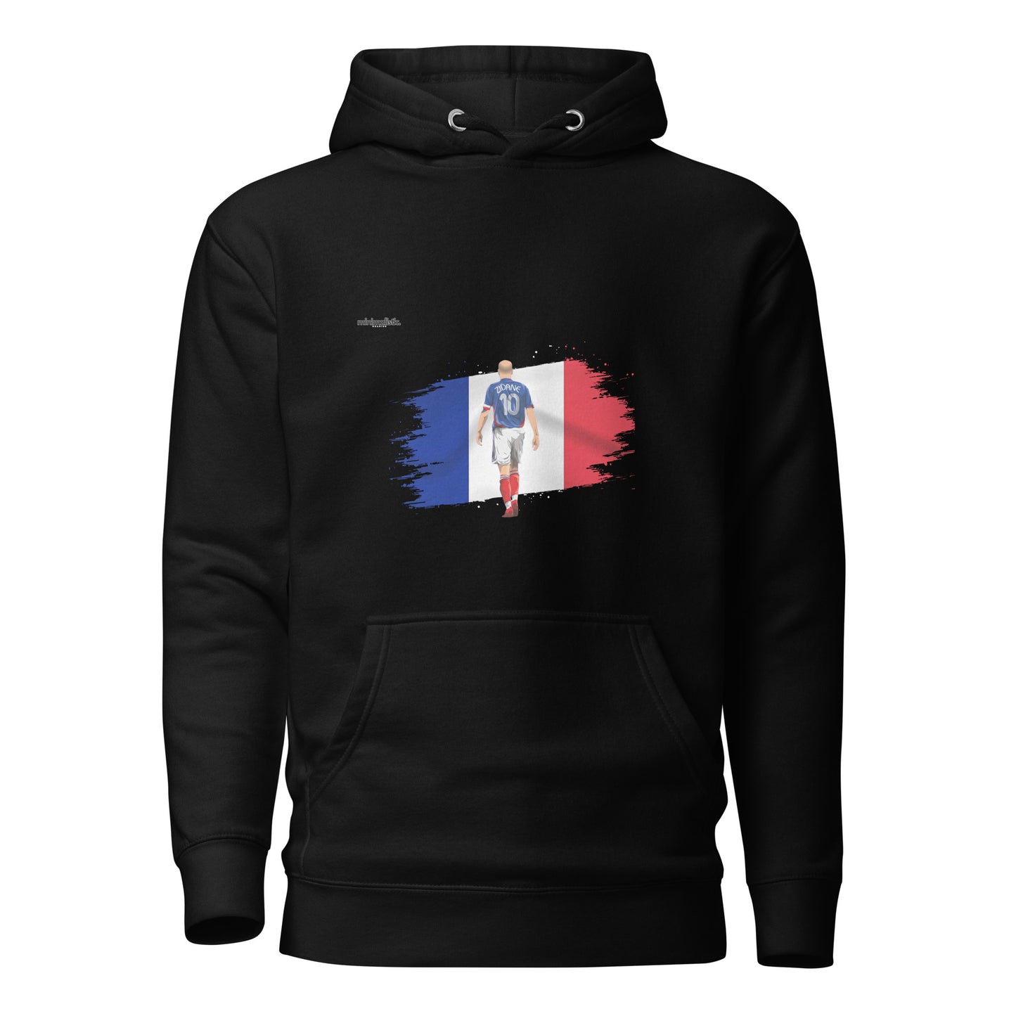 Minimalistic Wearing Hoodie Zidane France