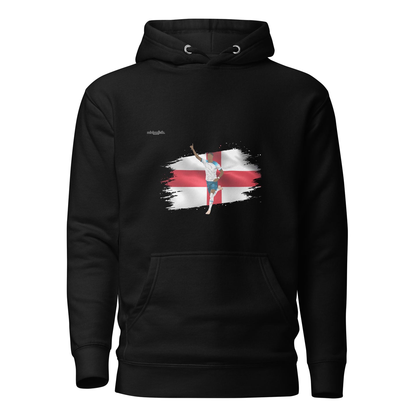 Minimalistic Wearing Hoodie Rashford England