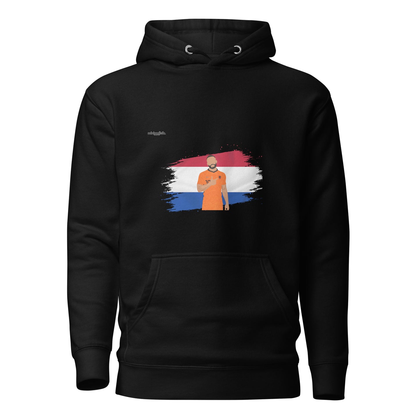 Minimalistic Wearing Hoodie Depay Netherlands