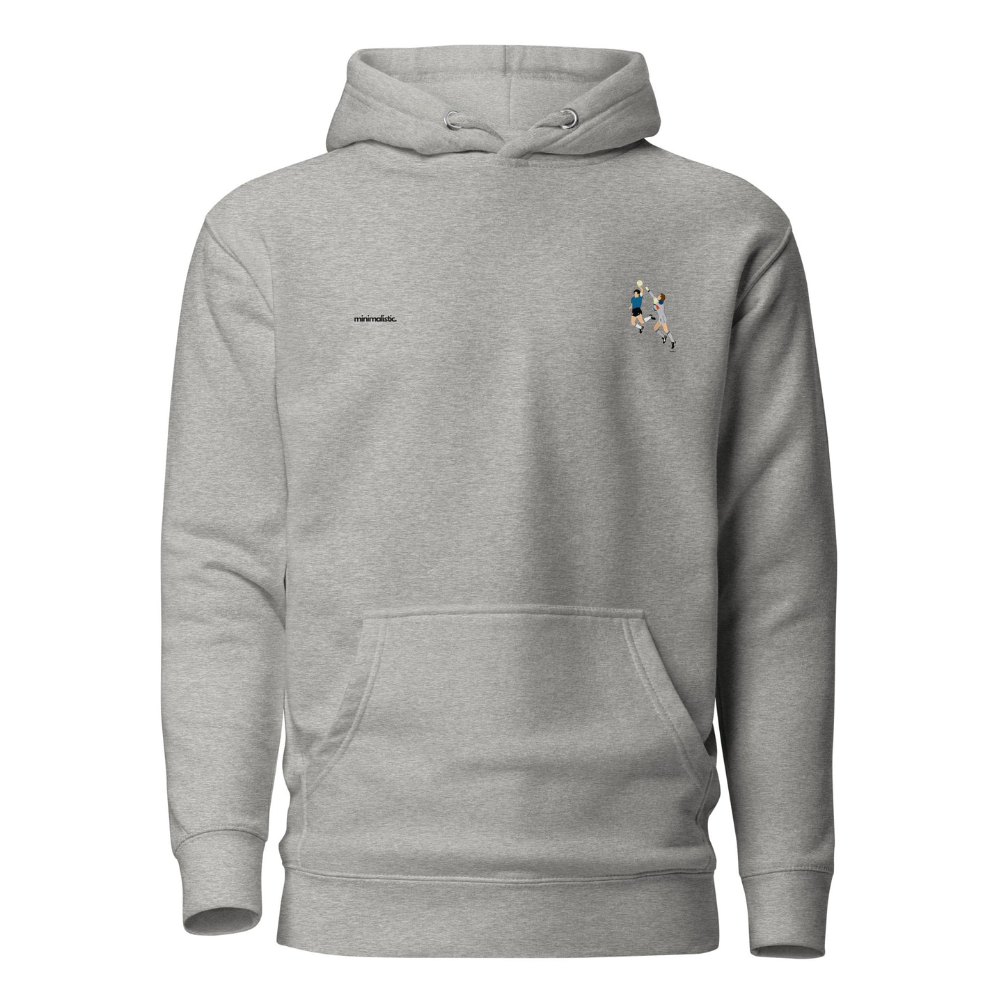 Minimalistic Wearing Hoodie Maradonna Handball