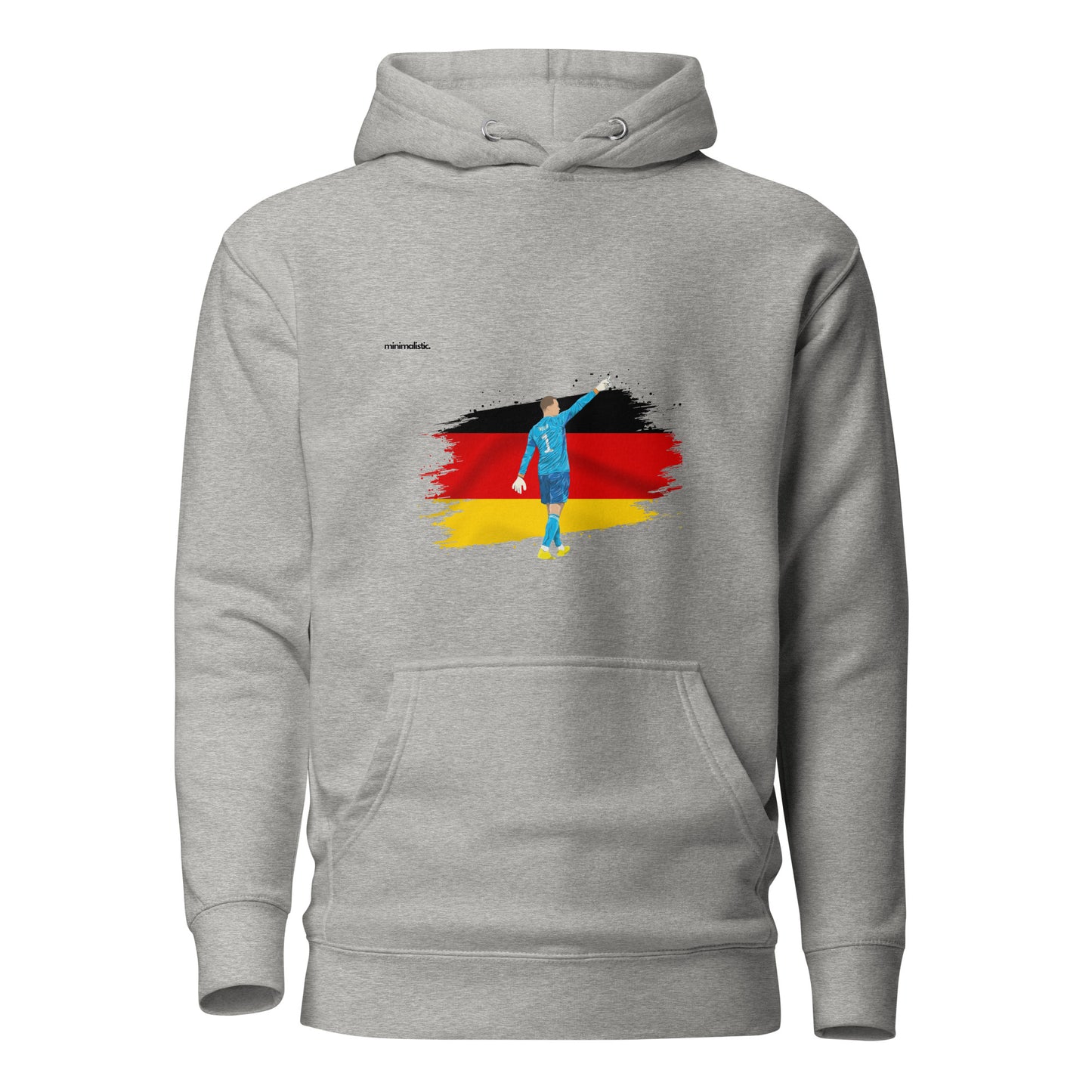 Minimalistic Wearing Hoodie Neuer Germany