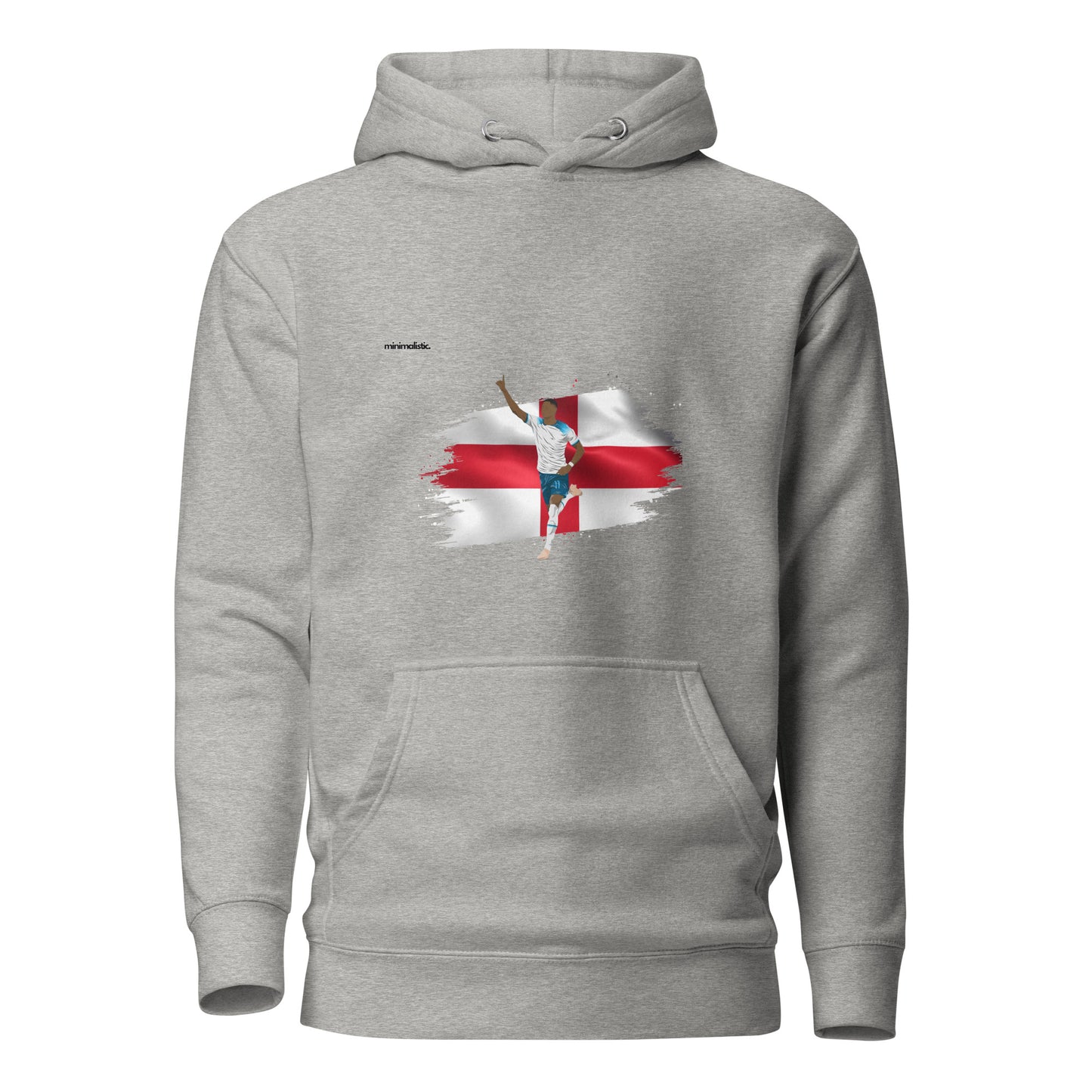 Minimalistic Wearing Hoodie Rashford England