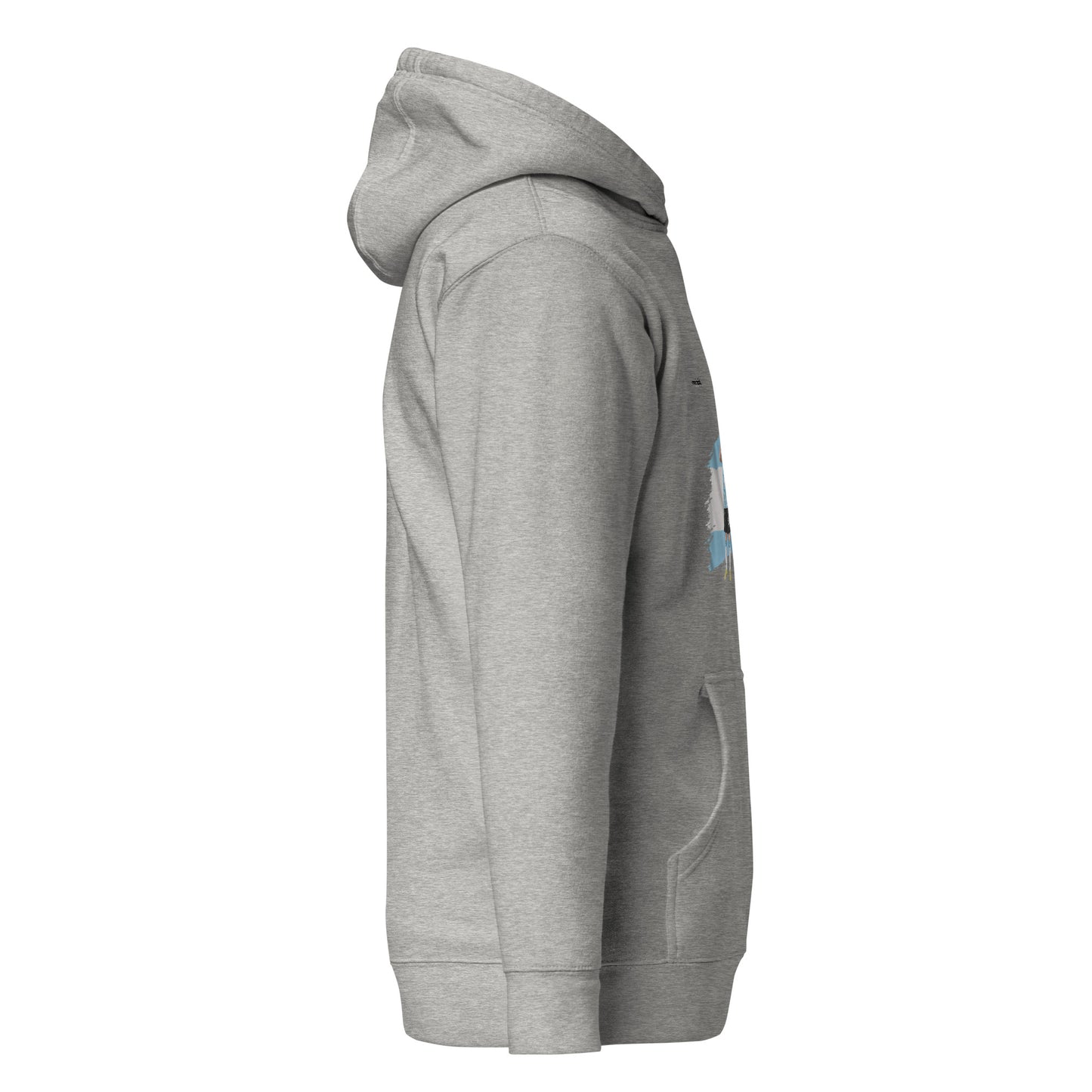 Minimalistic Wearing Hoodie Messi Argentina