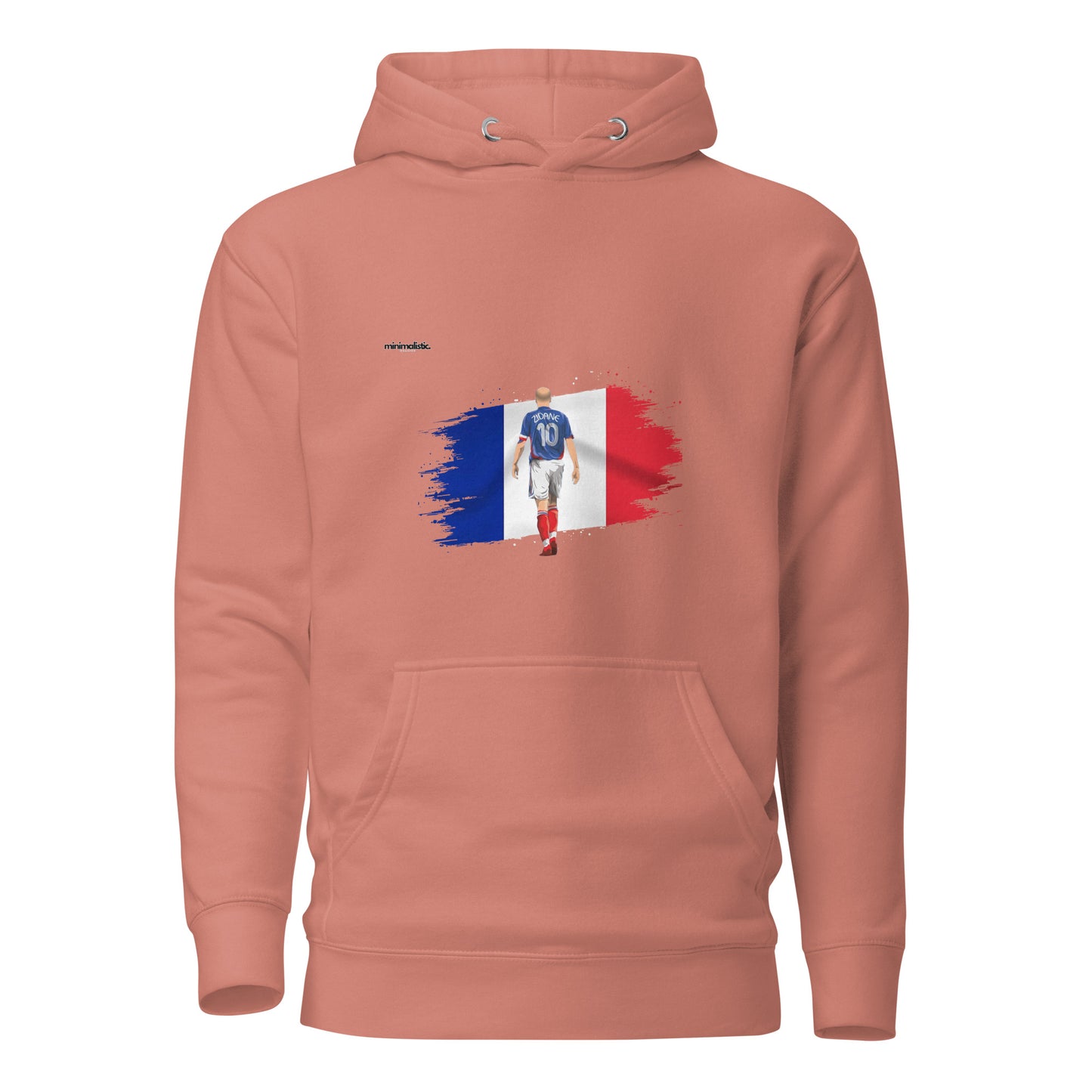 Minimalistic Wearing Hoodie Zidane France