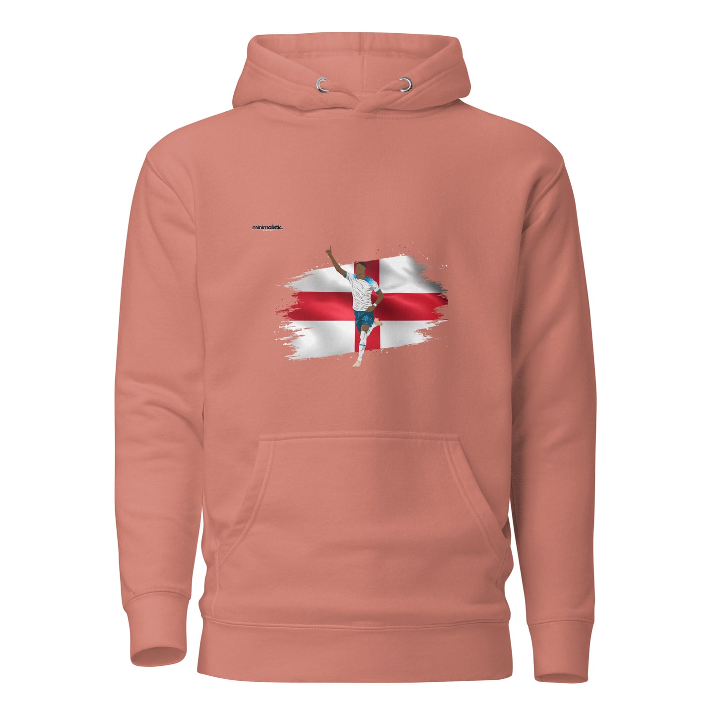 Minimalistic Wearing Hoodie Rashford England