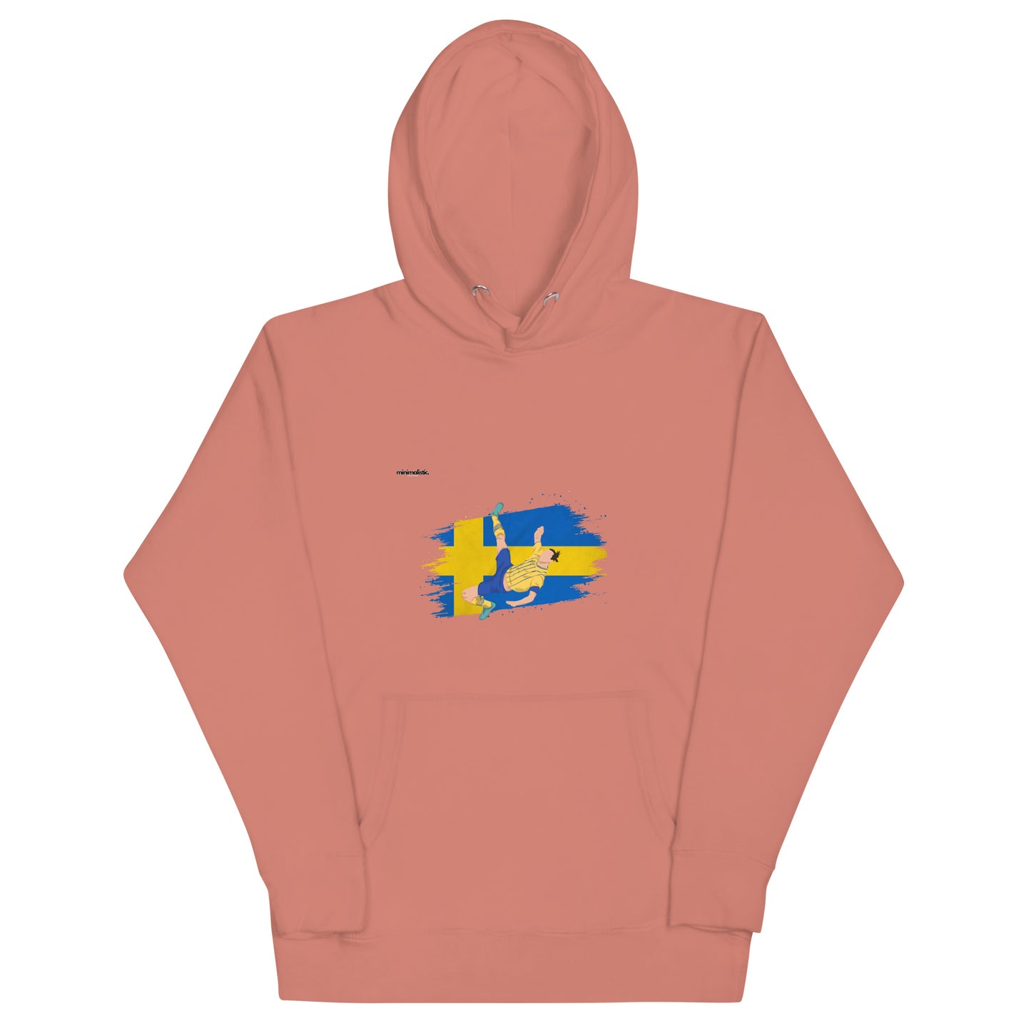 Minimalistic Wearing Hoodie Ibrahimovic Sweden