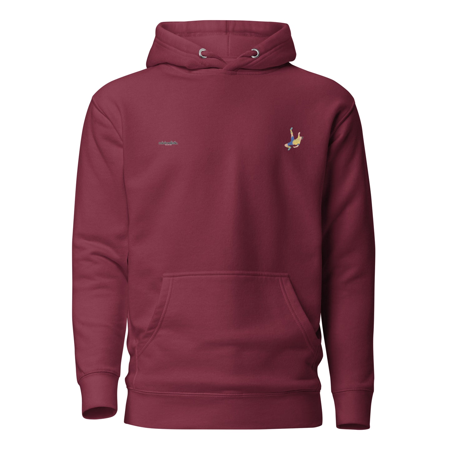 Minimalistic Wearing Hoodie Zlatan Ibrahimovic Bicycle Kick