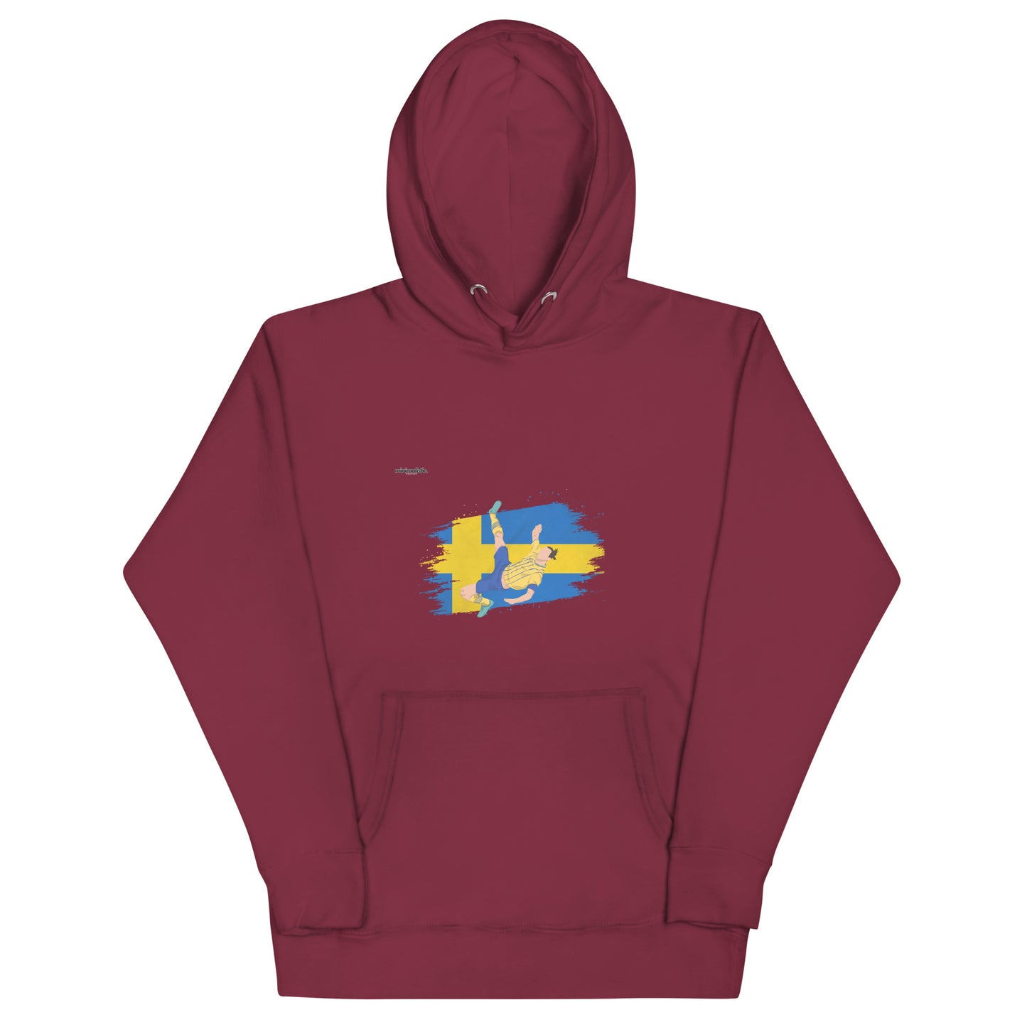 Minimalistic Wearing Hoodie Ibrahimovic Sweden