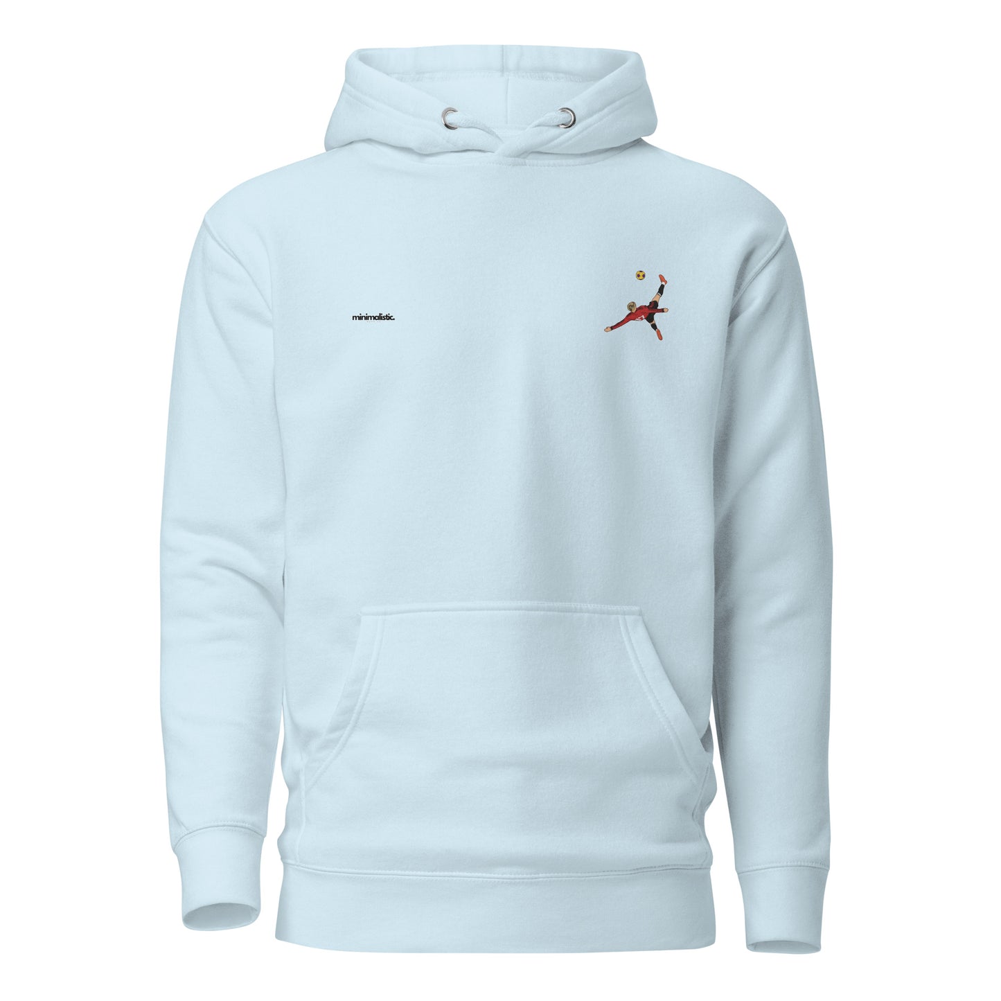 Minimalistic Wearing Hoodie Garnacho Bicycle Kick