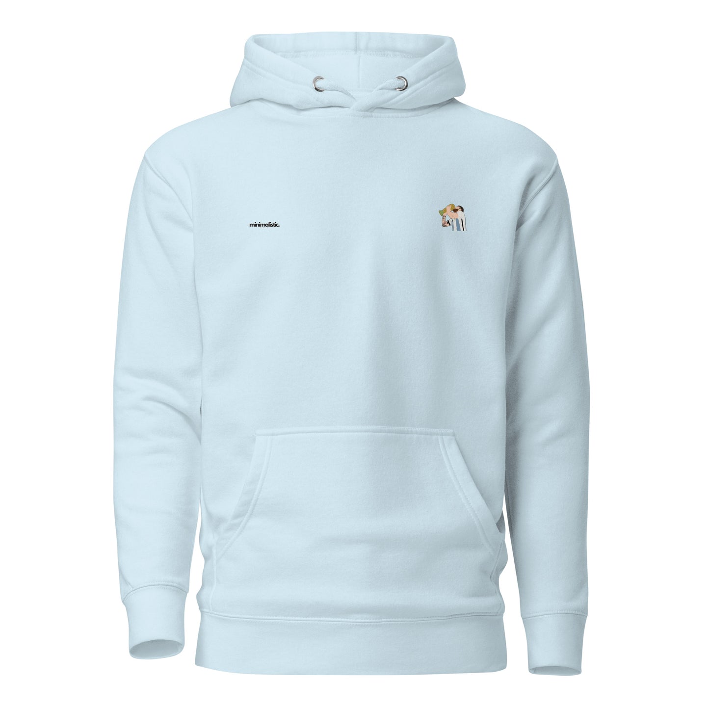 Minimalistic Wearing Hoodie Messi World Cup