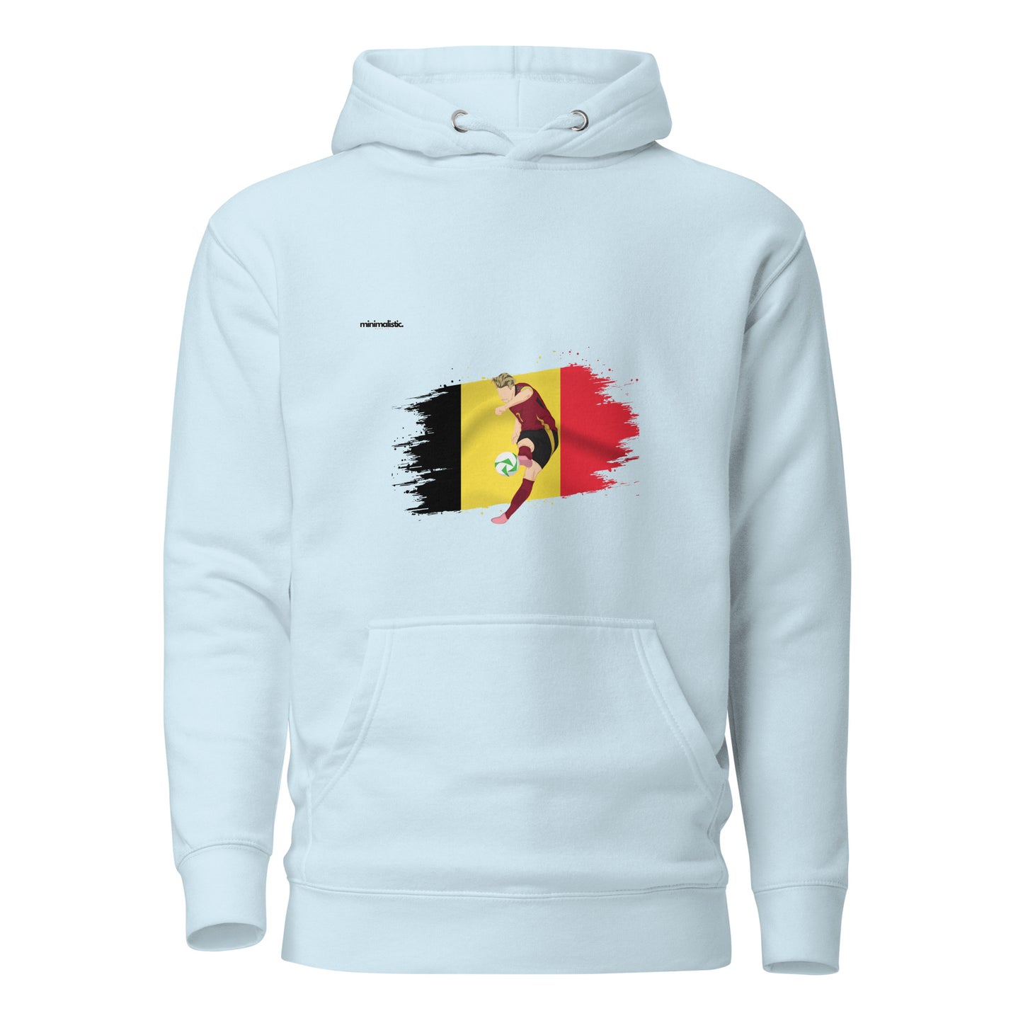 Minimalistic Wearing Hoodie De Bruyne Belgium