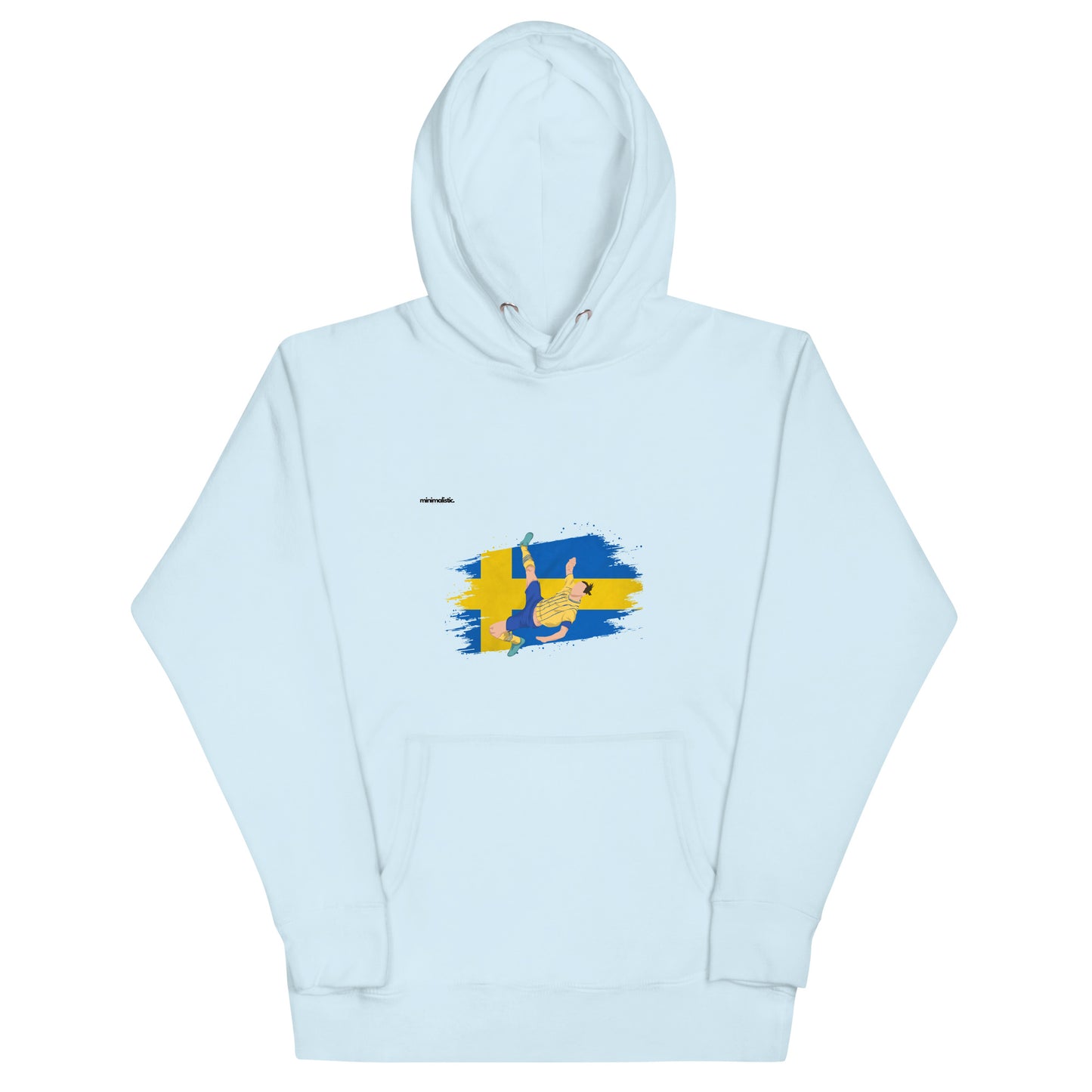 Minimalistic Wearing Hoodie Ibrahimovic Sweden