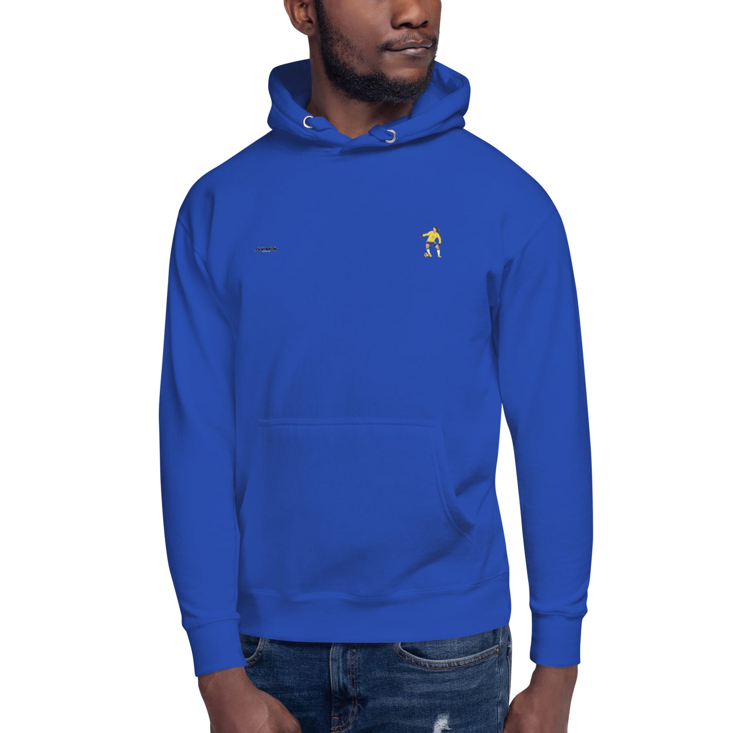 Minimalistic Wearing Hoodie Ronaldinho