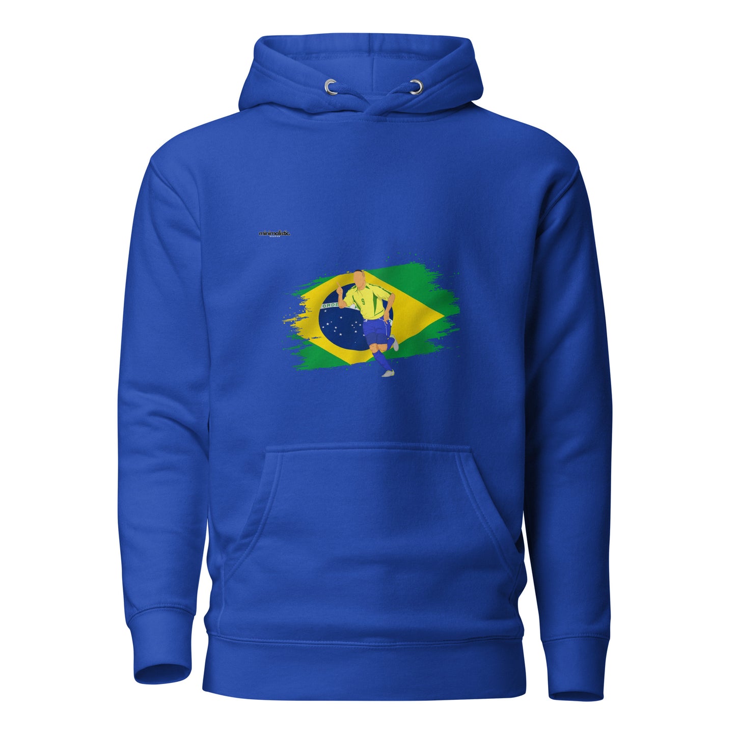 Minimalistic Wearing Hoodie R9 Ronaldo Brazil