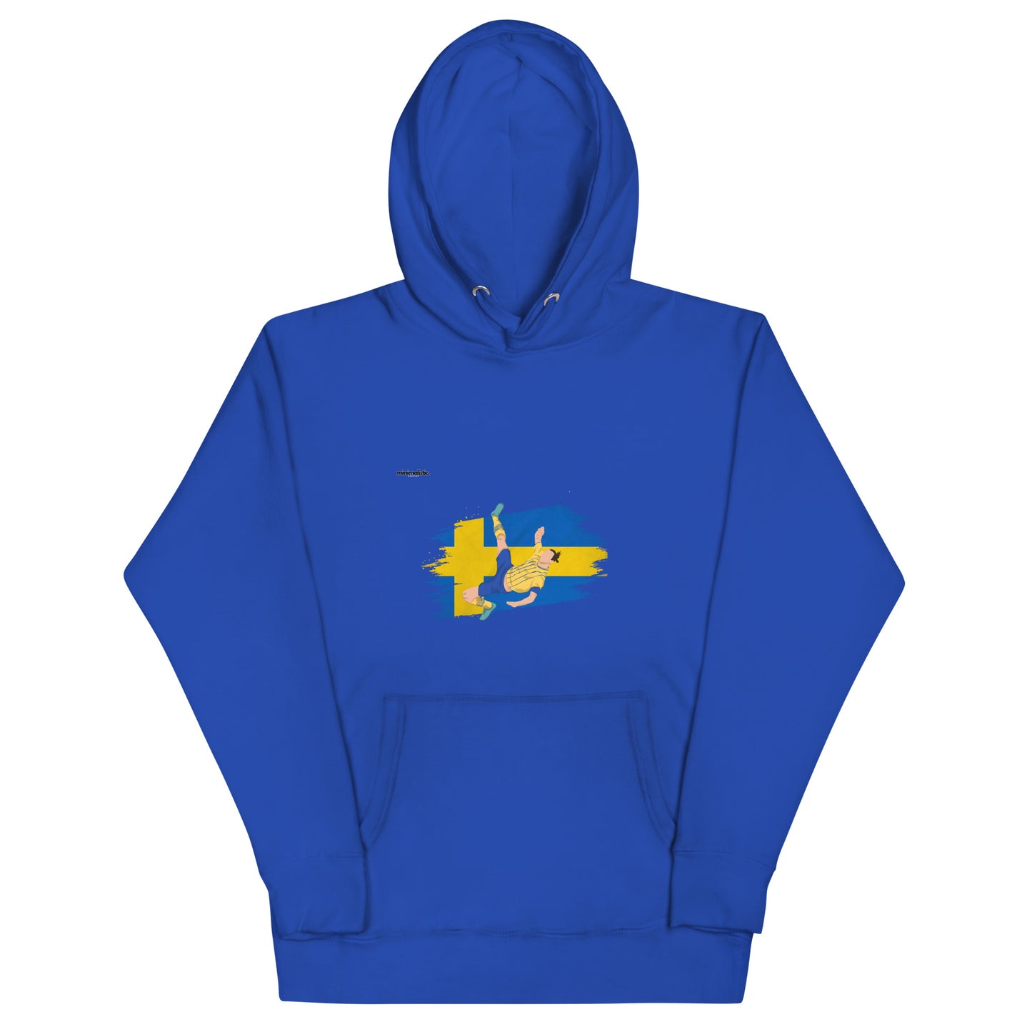 Minimalistic Wearing Hoodie Ibrahimovic Sweden