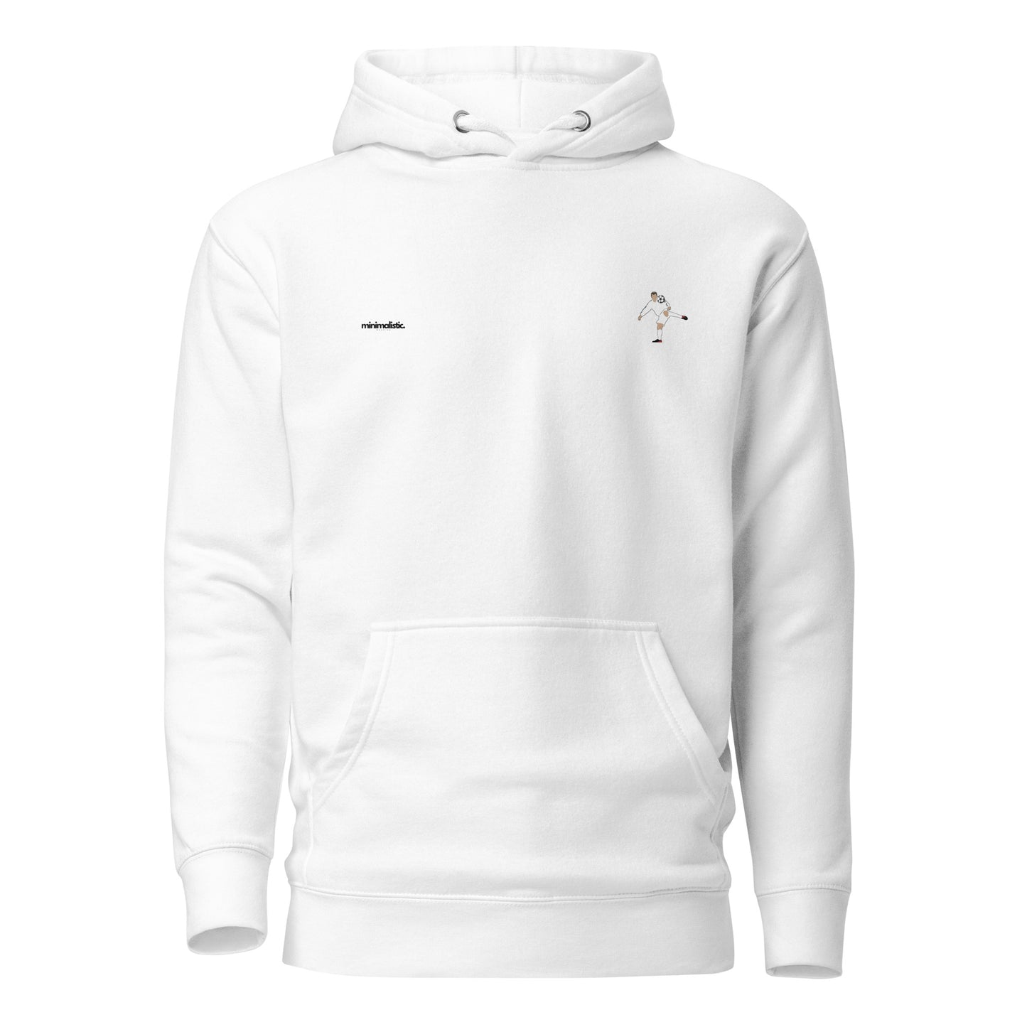 Minimalistic Wearing Hoodie Zidane