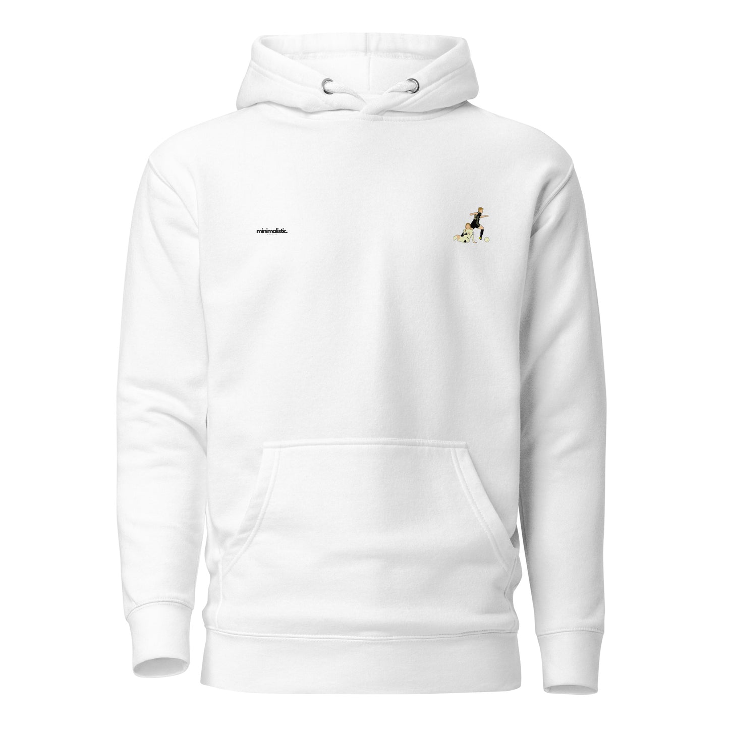 Minimalistic Wearing Hoodie Frenkie de Jong & Modric