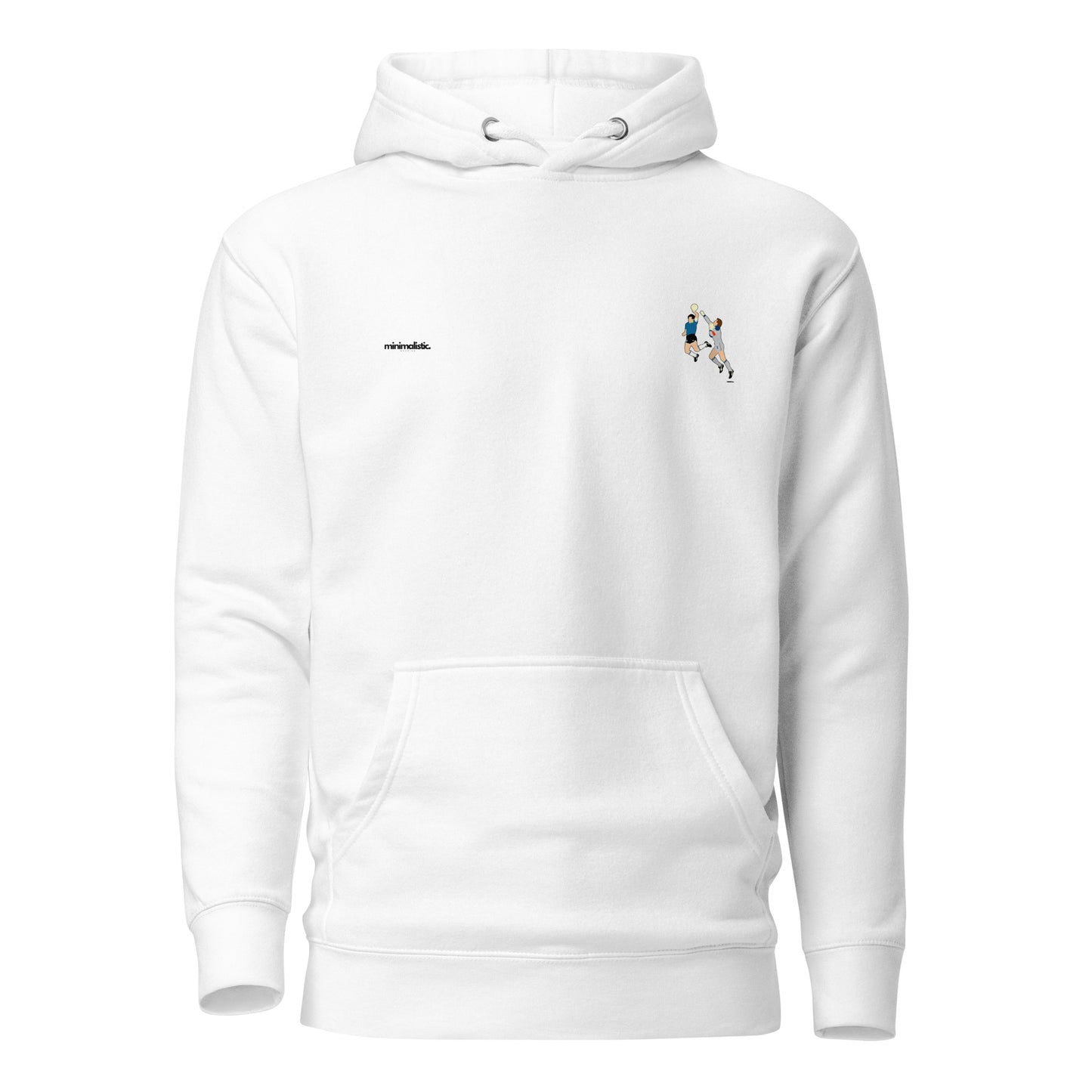 Minimalistic Wearing Hoodie Maradonna Handball