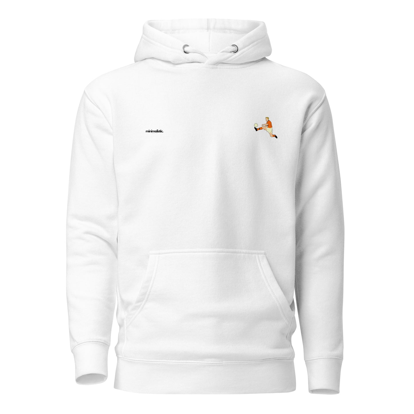 Minimalistic Wearing Hoodie Dennis Bergkamp