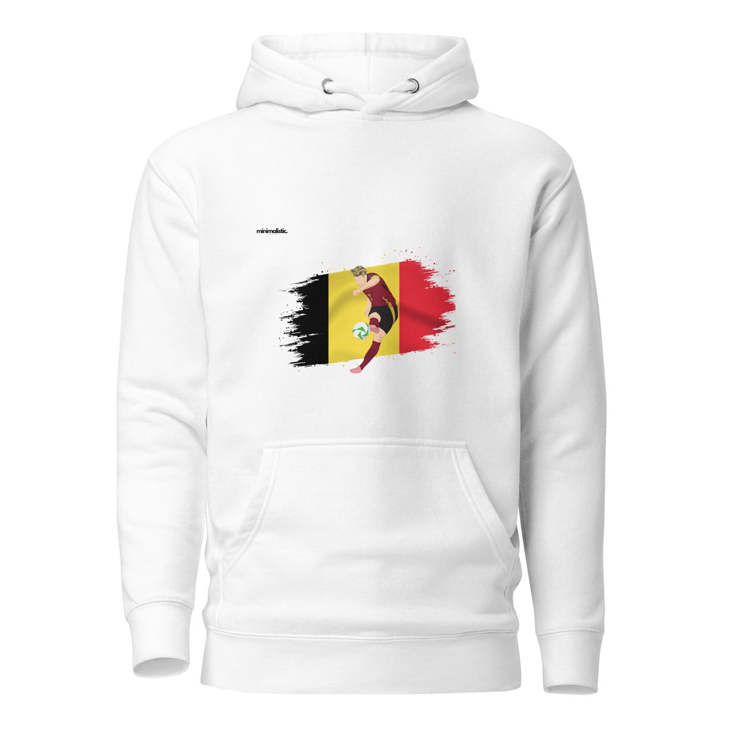 Minimalistic Wearing Hoodie De Bruyne Belgium