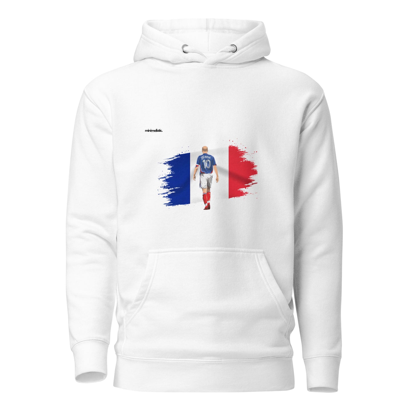 Minimalistic Wearing Hoodie Zidane France