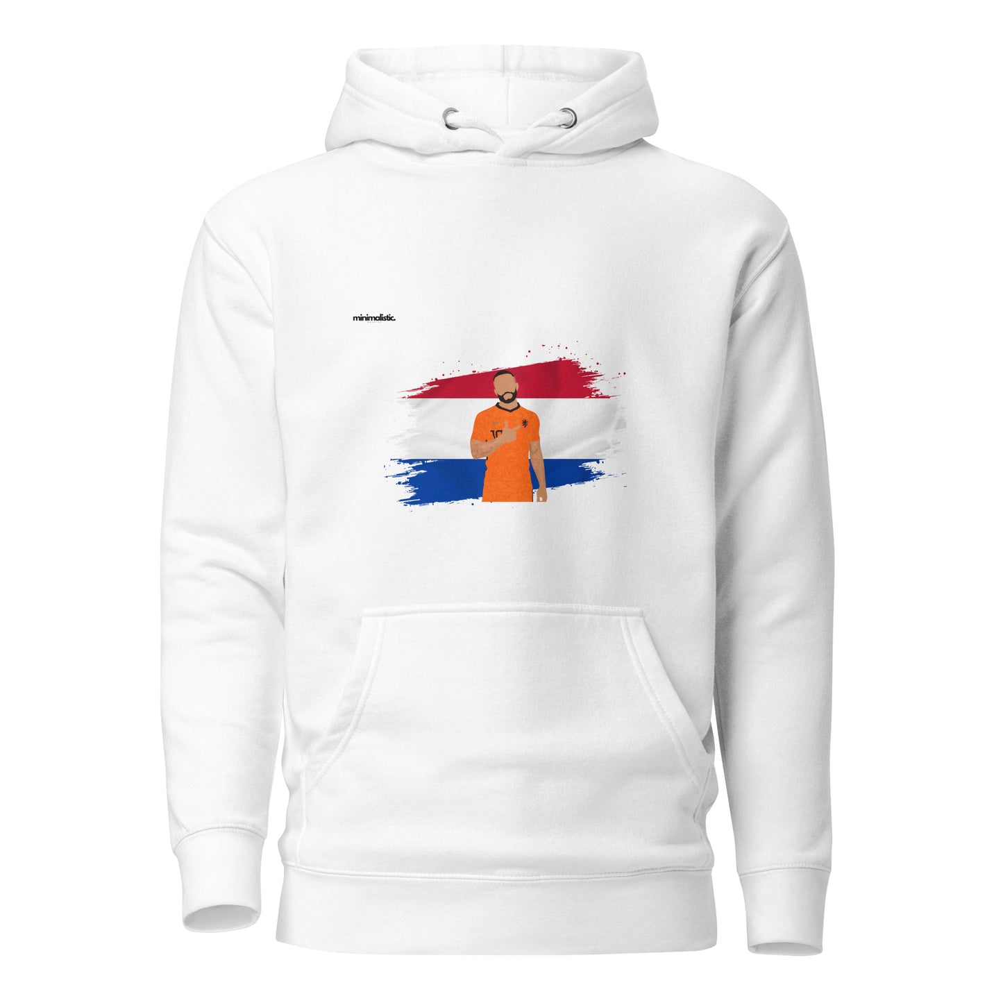 Minimalistic Wearing Hoodie Depay Netherlands